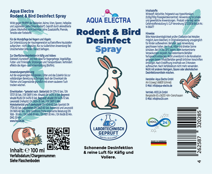 Aqua Electra Rodent & Bird Desinfect Spray 100ml