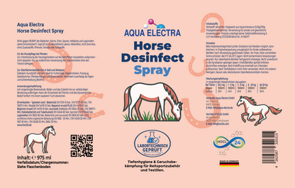 Aqua Electra Horse Desinfect Spray 975ml Nachfüller