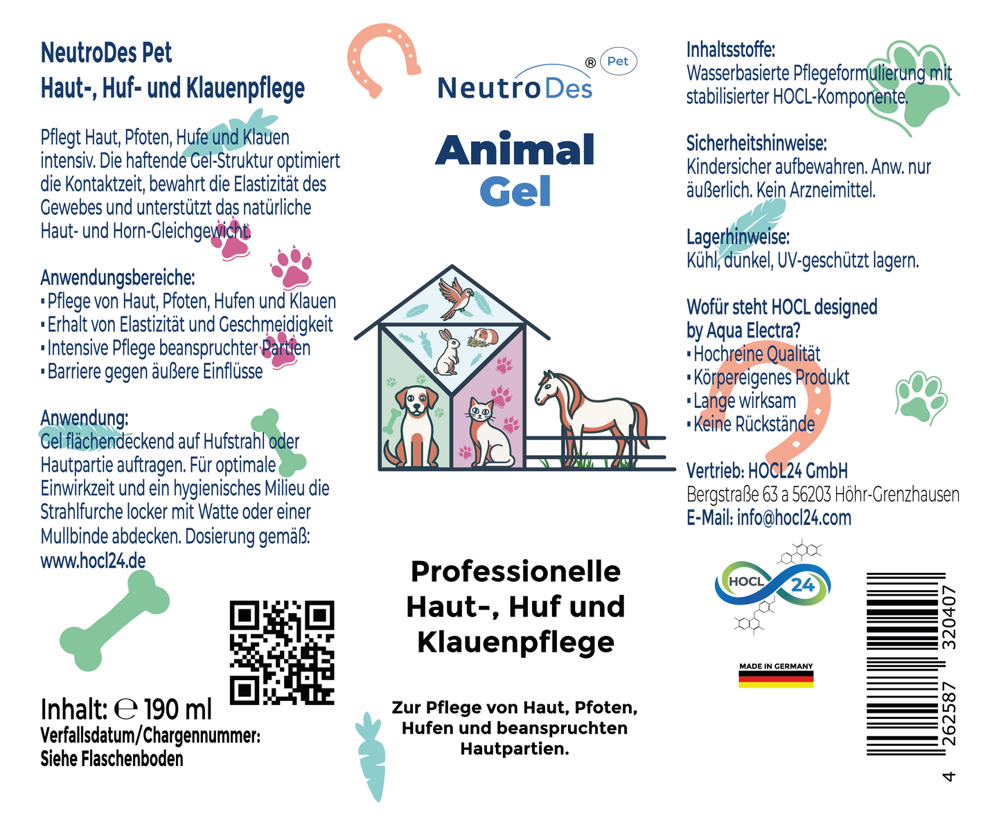 NeutroDes Pet Animal Gel 190ml